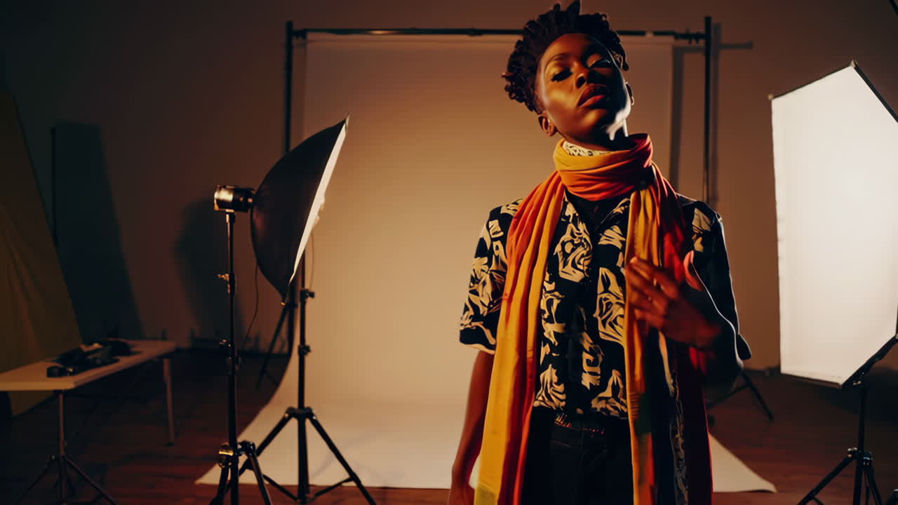 Fashion Studio Portrait of a Young Person