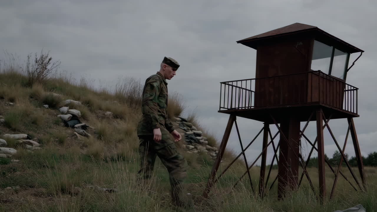 Military Guard on Duty