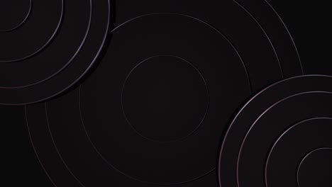dark abstract geometric circles background