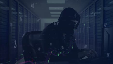 animation of data processing over