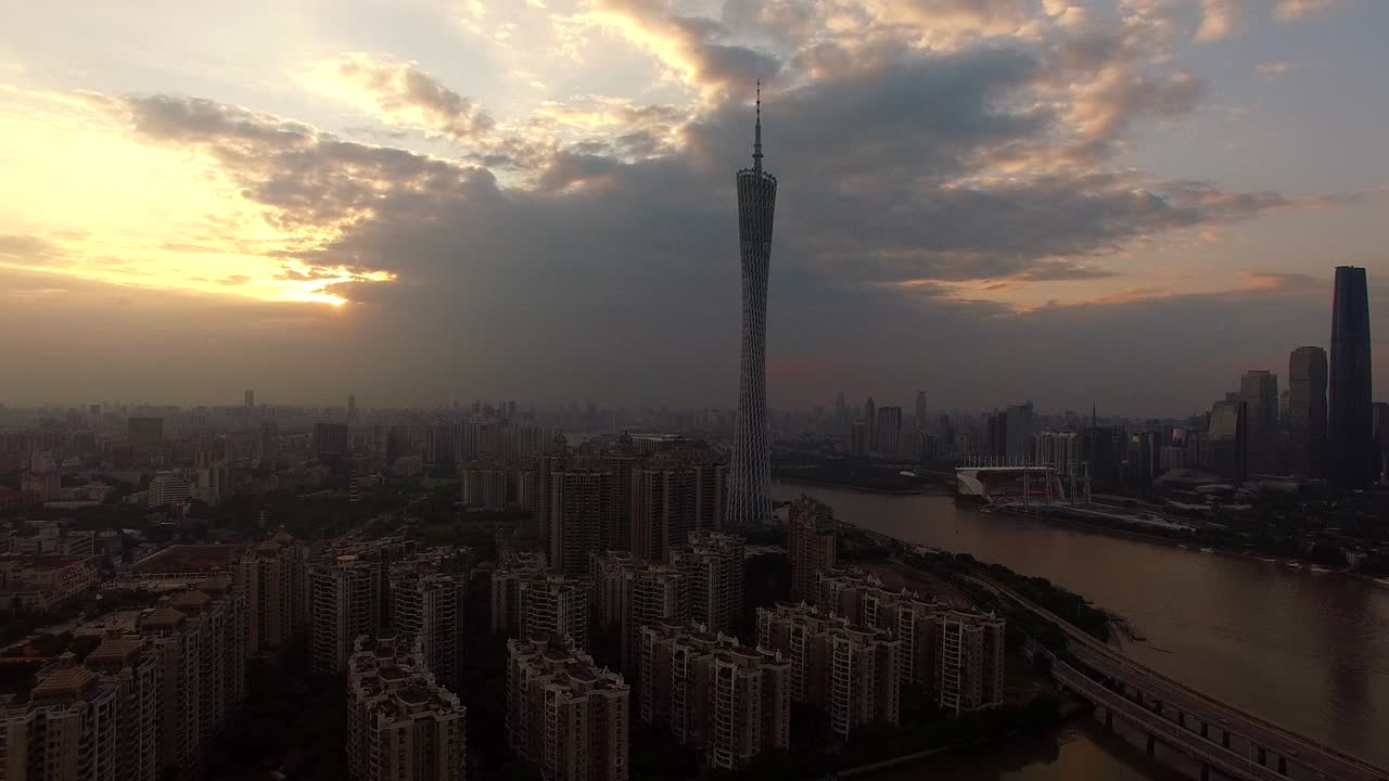 paisaje de la ciudad de guangzhou