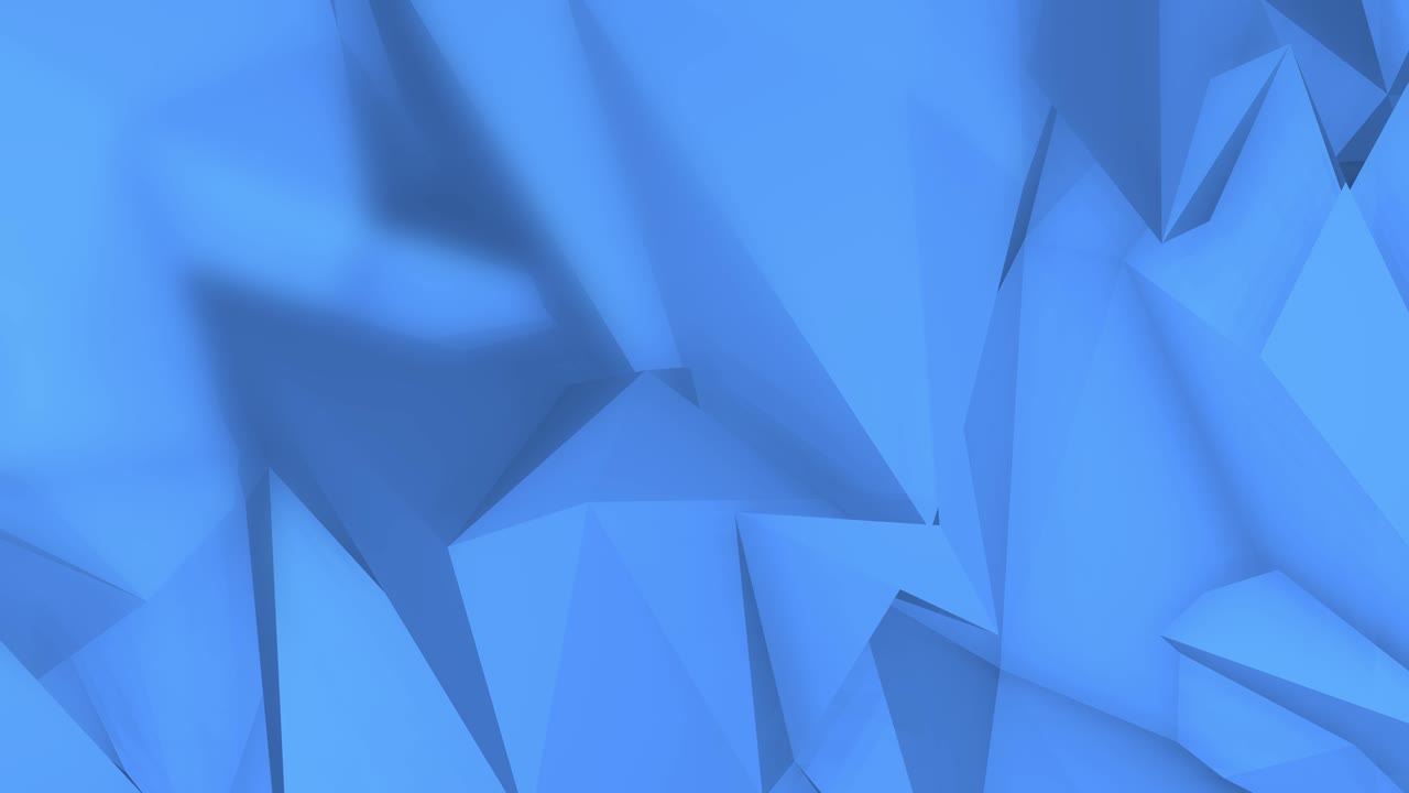 Abstract Blue Polygonal Background