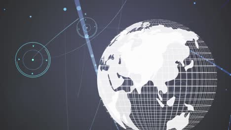 Animation-of-globe-over-network-of-connections-on-black-background