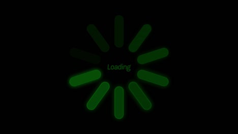 Animation colorful loading circle.