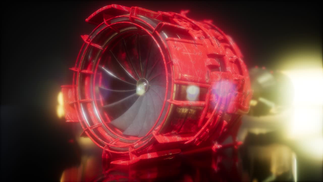 제트 엔진 터빈 부품