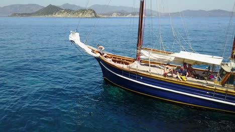 sea, travel and people sailing on a boat outdoor