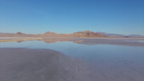 flooded bonneville salt flats, utah