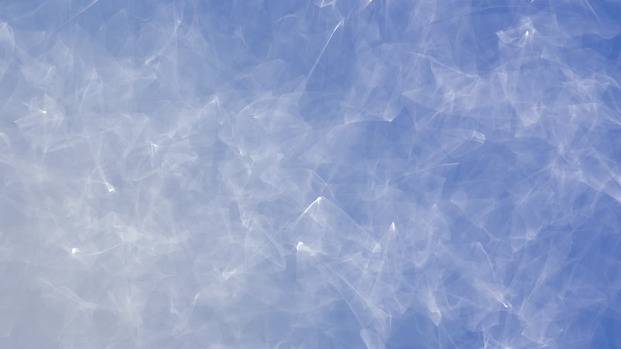 파란색 배경에 색 연기가 흐르고 있습니다.