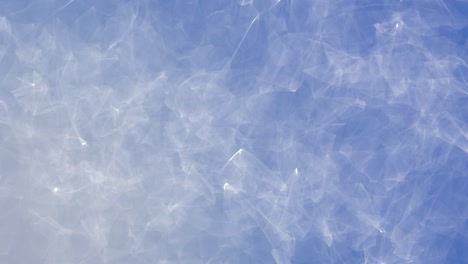 gradient white smoke on blue background