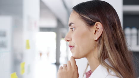 Pensamiento,-Mujer-Científica-Y-Perfil-Planificador.