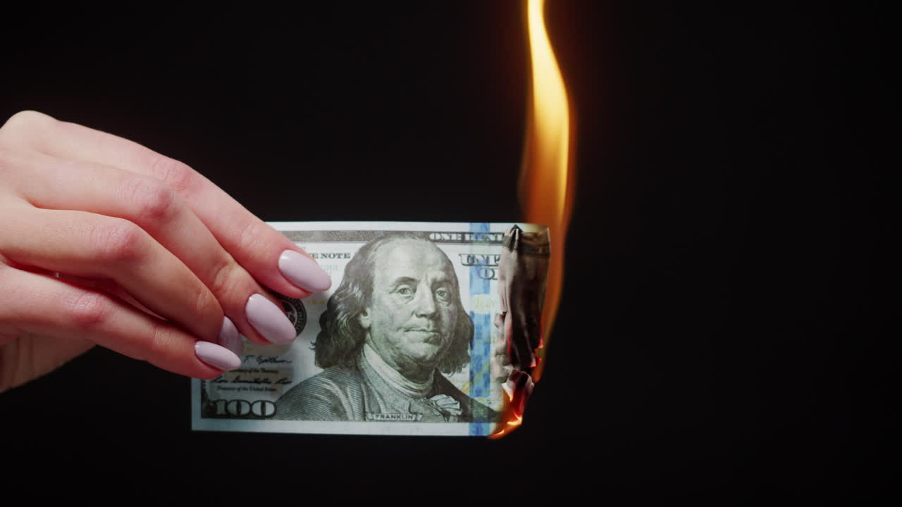 сжигание денег