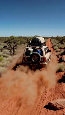 off-road adventure in the australian outback