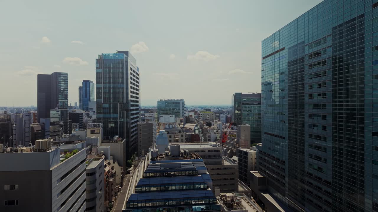 Urban Cityscape with Modern Skyscrapers