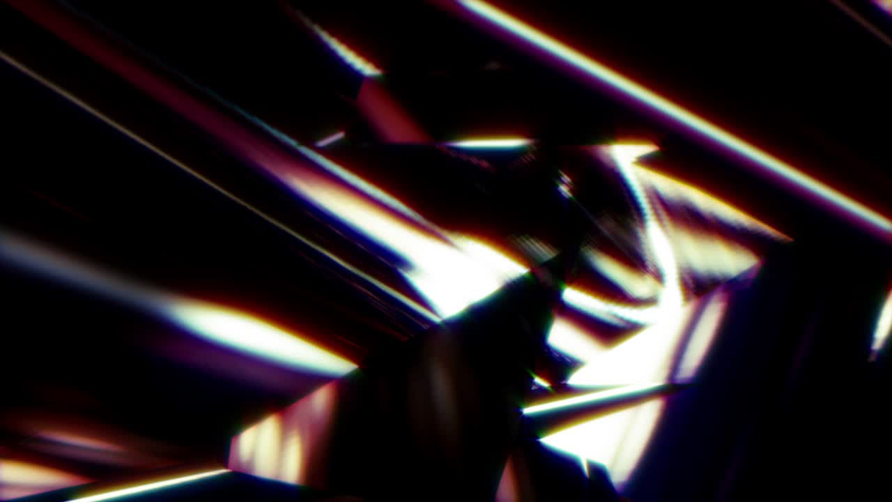 caos abstracto flotante material de hoja de plata brillante fondo techno ilustración 3d. animación de diseño de movimiento de bucle 4k de objetos industriales futuristas metálicos brillantes de ciencia ficción de alta tecnología abstractos volando.