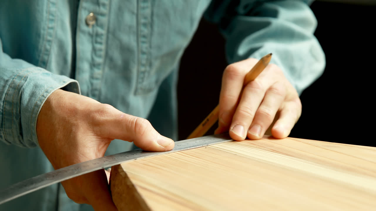 서프보드를 만드는 남자 4k