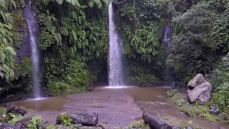 slow motion waterfall untouched nature