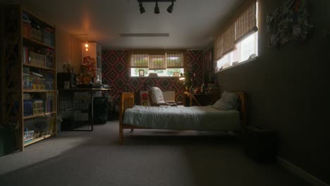 teenage girl in her bedroom using a phone