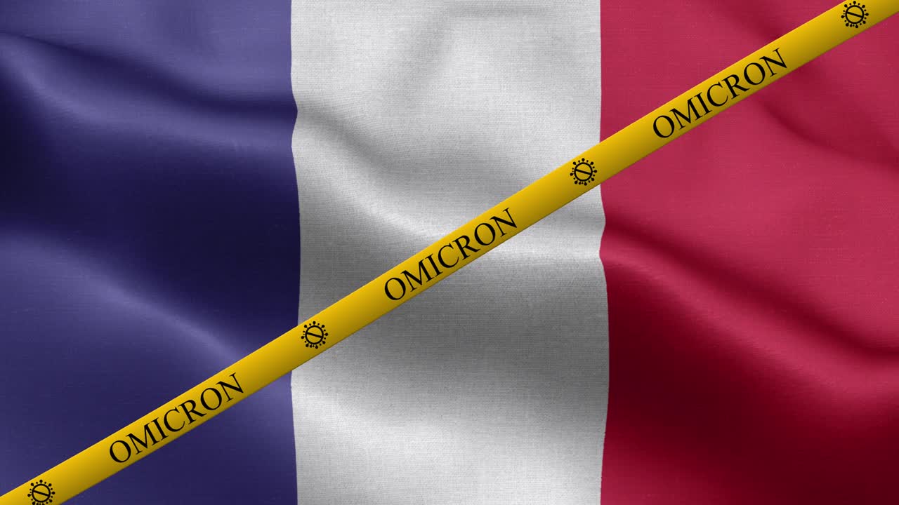 오미크론 변종과 프랑스 발의 금지 줄무