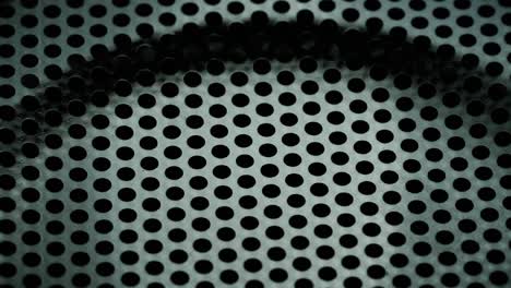 background with perforated holes.