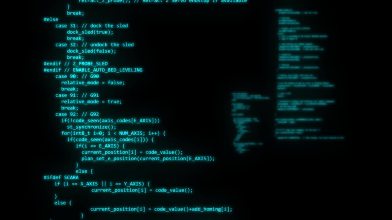 Computer programming code typing hacker programmer coder application app 4k