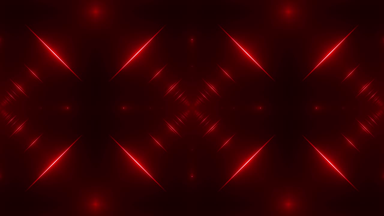 Motivo geometrico rosso neon