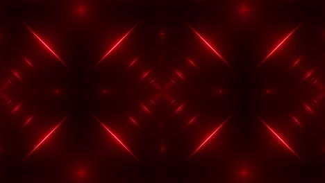 red neon geometric pattern