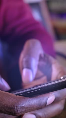 person using a smartphone