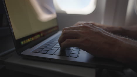 trabajo durante el vuelo
