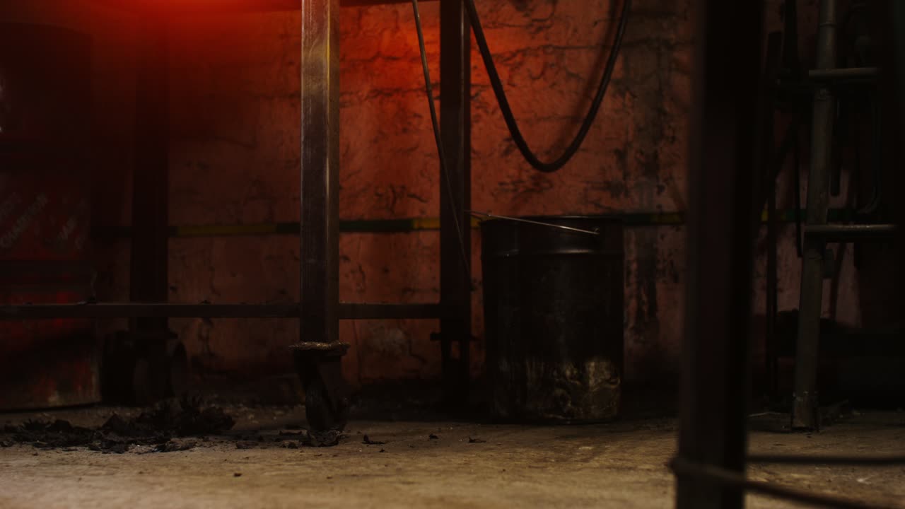 interior del taller industrial