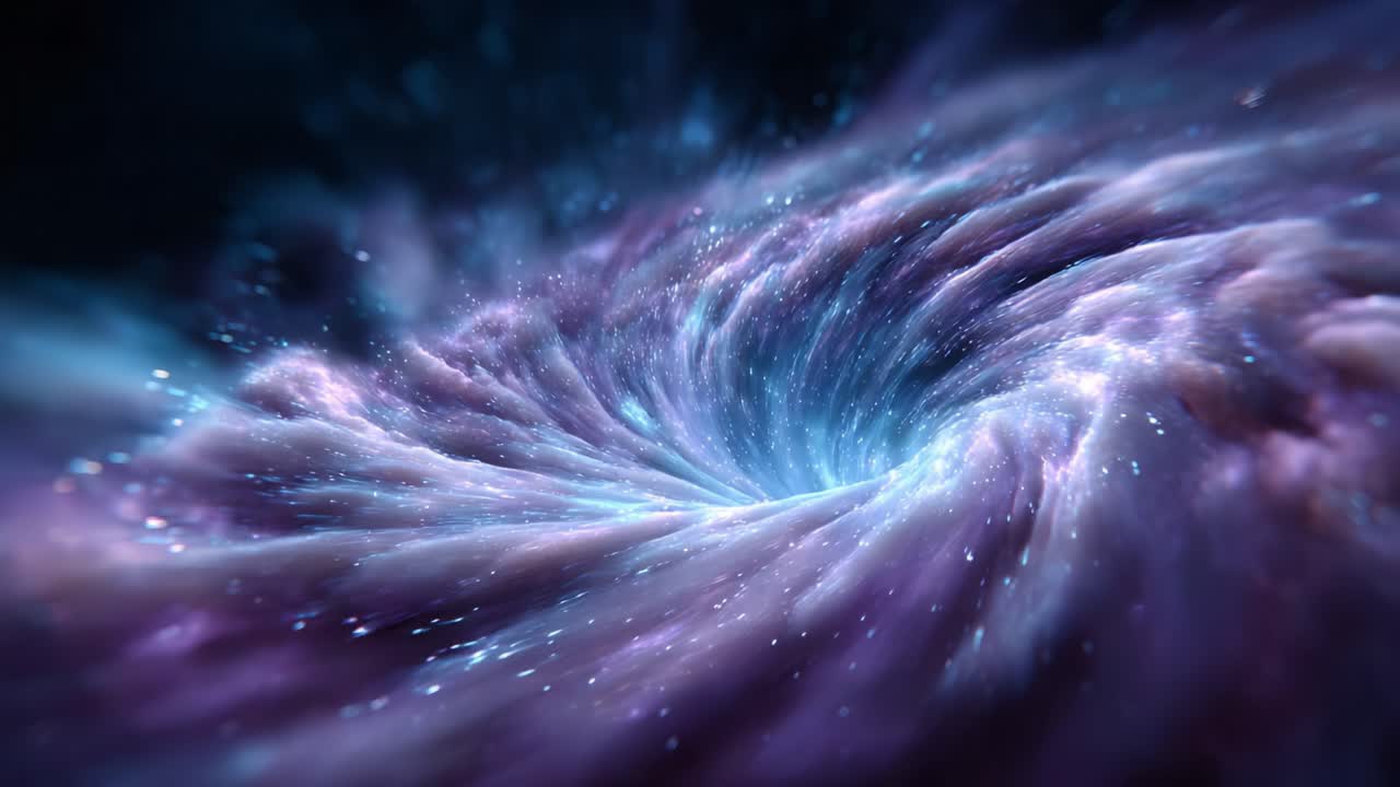 A breathtaking journey through the cosmic vortex, illustrating the enchanting swirl of colors and energies that define the marvels of space, light, and mystery