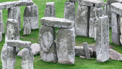 aerial view of stonehenge, england uk, prehistoric site and stone structure