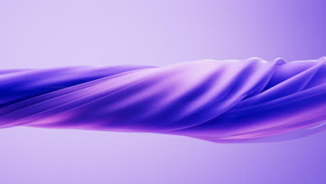 flowing twisted purple cloth background, 3d rendering.