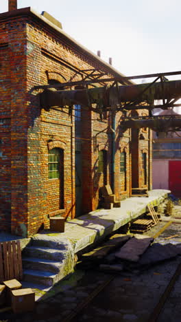 fábrica de ladrillos abandonada
