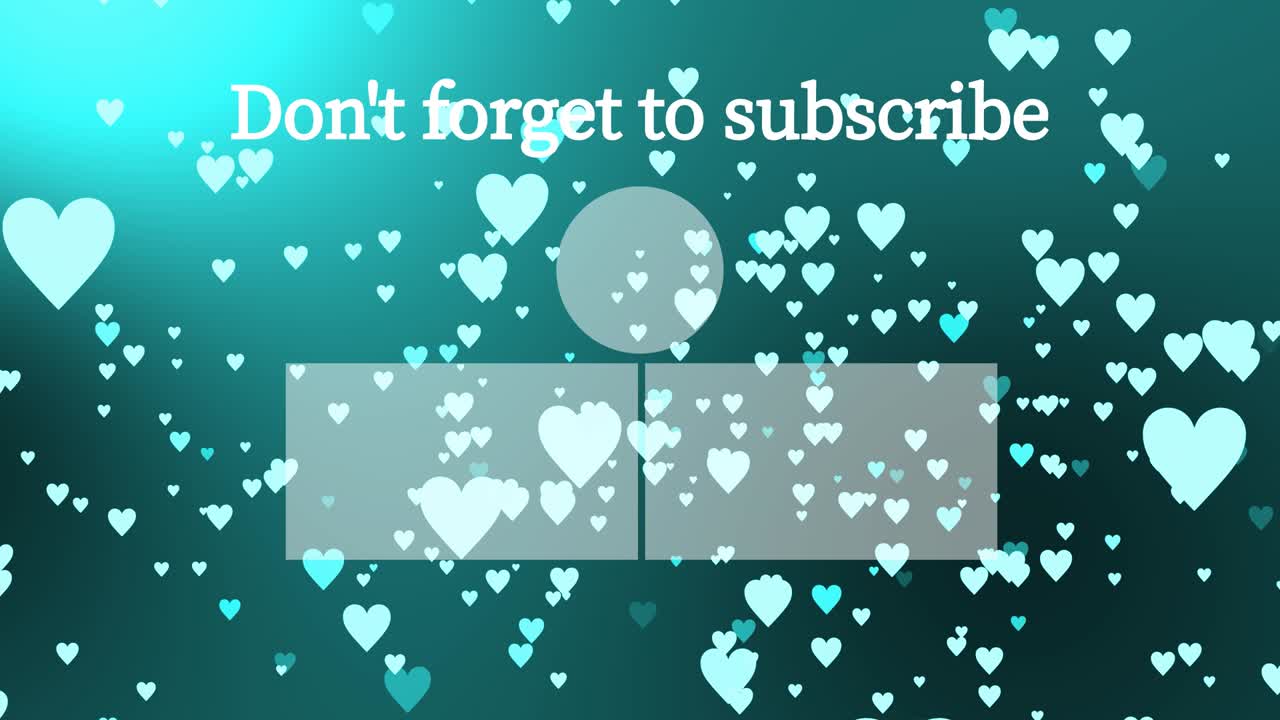 마크 그라데이션 입자, 엔드 카드, 엔딩 스크린, 모션 그래픽