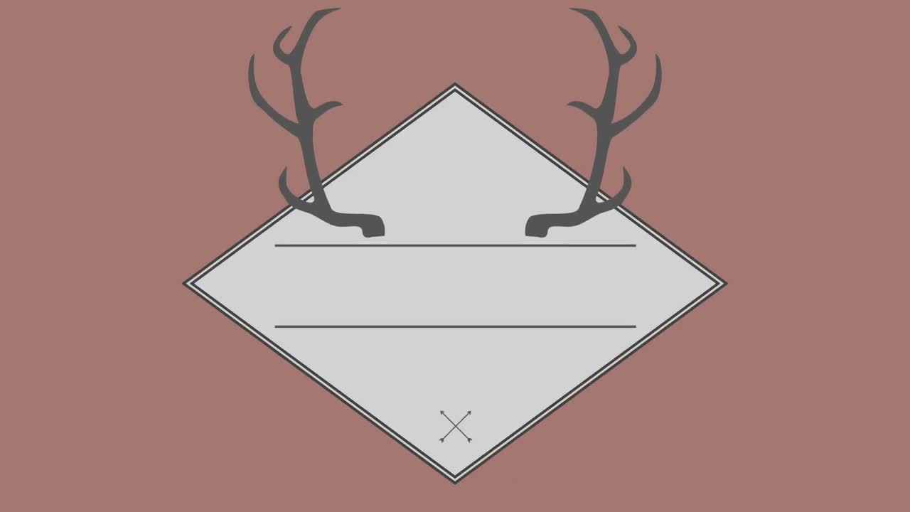 vector de cuerno en cuadrado