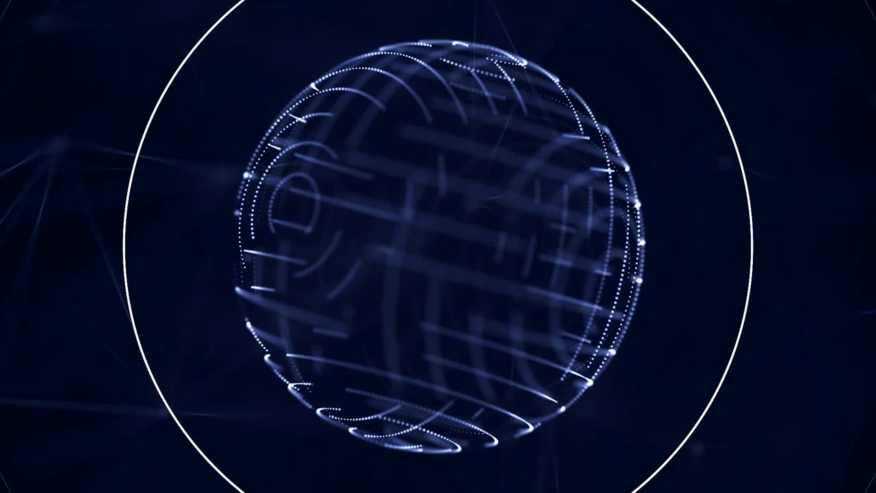 Abstract Digital Sphere