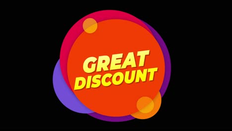 great discount offer banner