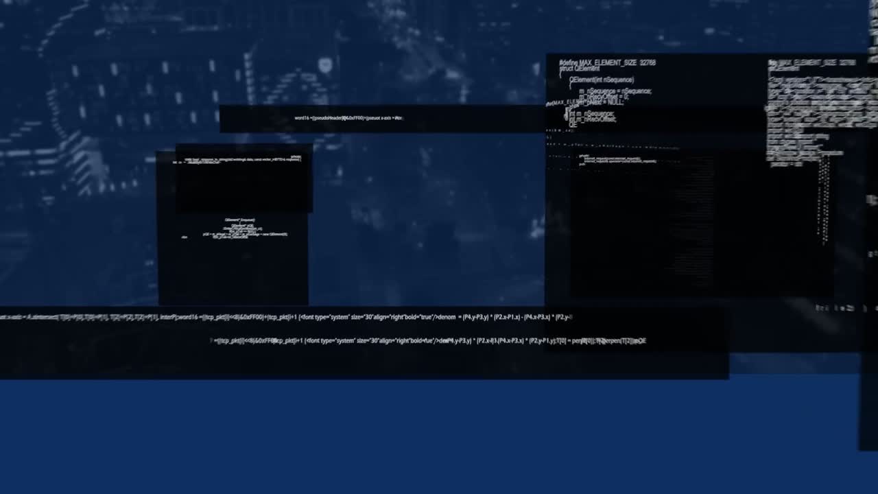 animacja przetwarzania danych nad krajobrazem miejskim