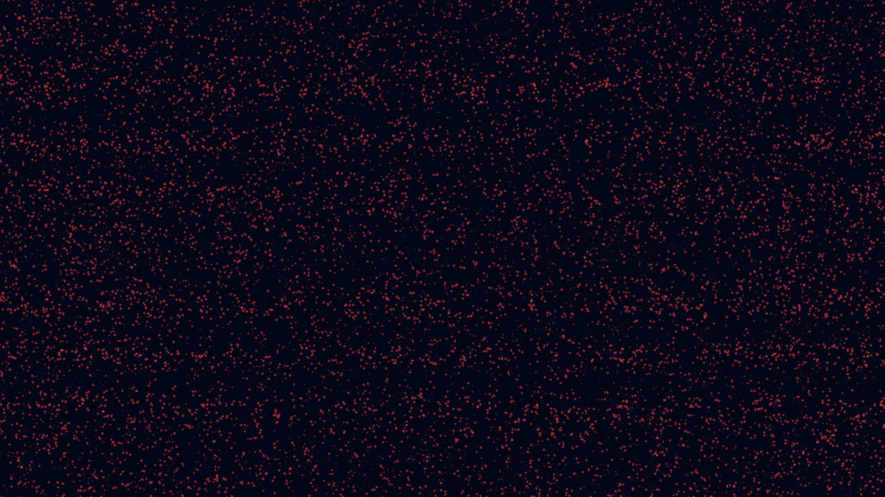 fondo oscuro en negrita con puntos rojos dispersos