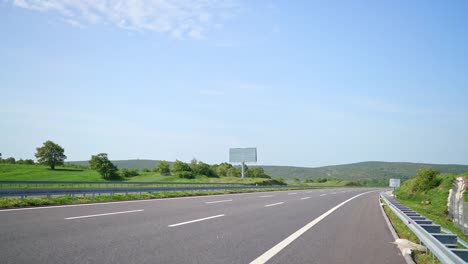 advertising board on the highway.