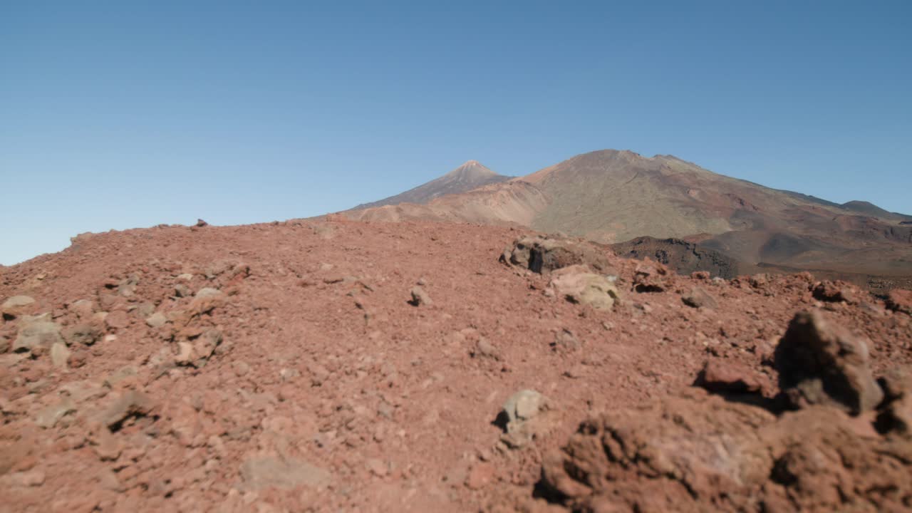 pico del teide, paisaje volcánico rocoso, parque nacional del teide en tenerife, islas canarias