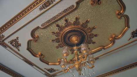 arabic style decoration on the roof
gold color