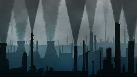 El-Medio-Ambiente-Se-Arruina-Por-El-Smog-Contaminado