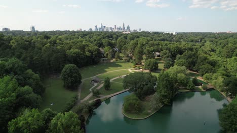 Antena-De-Freedom-Park-En-Charlotte-NC,-Charlotte-Carolina-Del-Norte