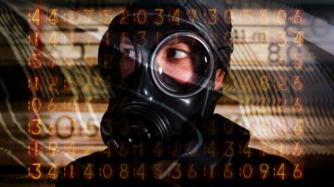 vídeo de máscara de gas 19