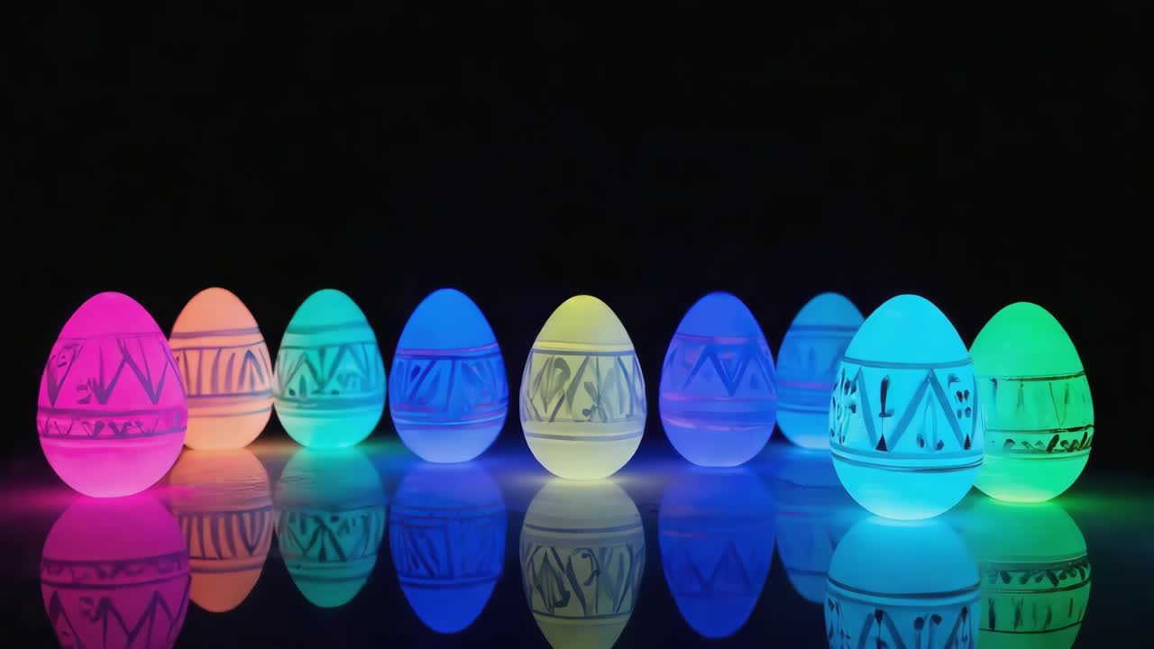 Illuminated Easter Eggs