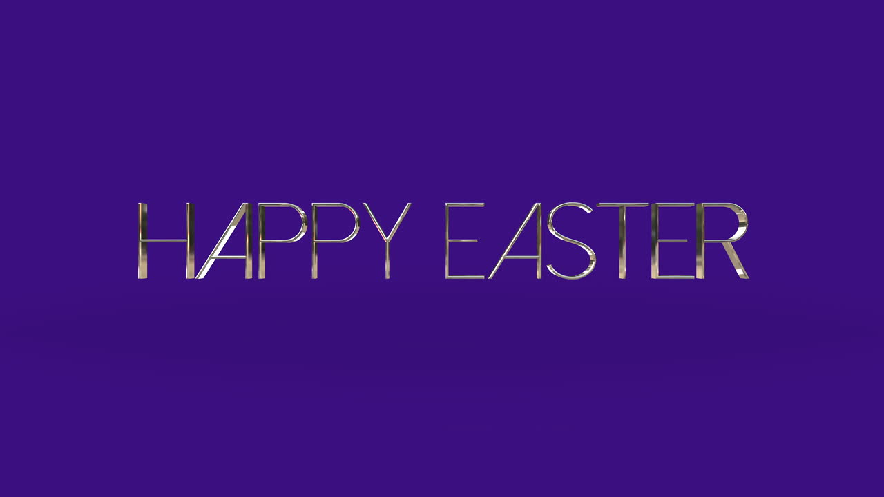 Buona Pasqua con elegante motivo viola