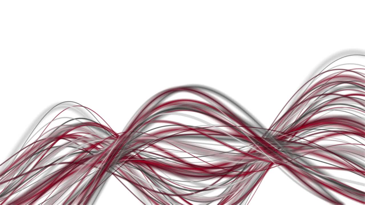 느린 동작에서 줄무 파동 객체와 환상적인 애니메이션, 4096x2304 루프 4k