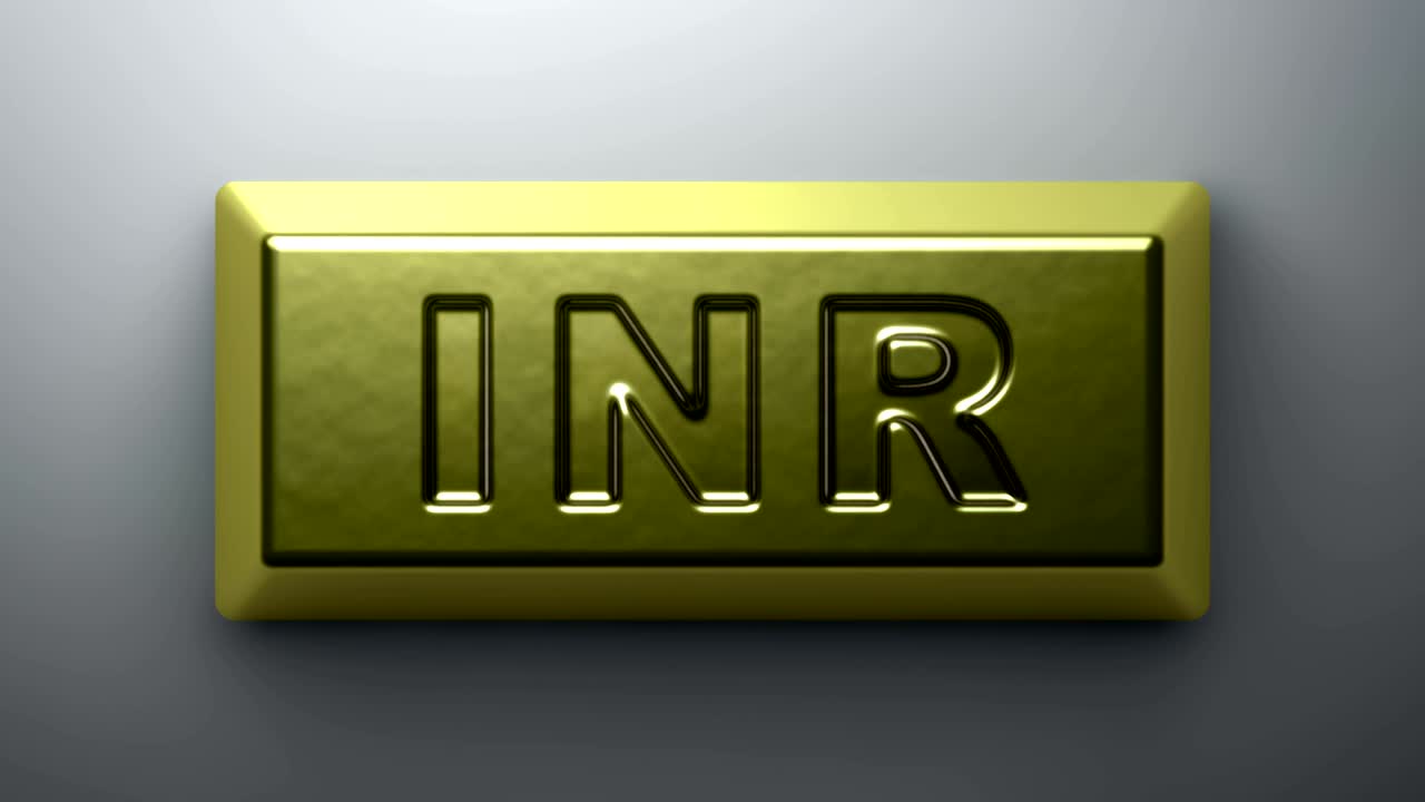 rupias indias. imágenes en bucle con resolución 4k.