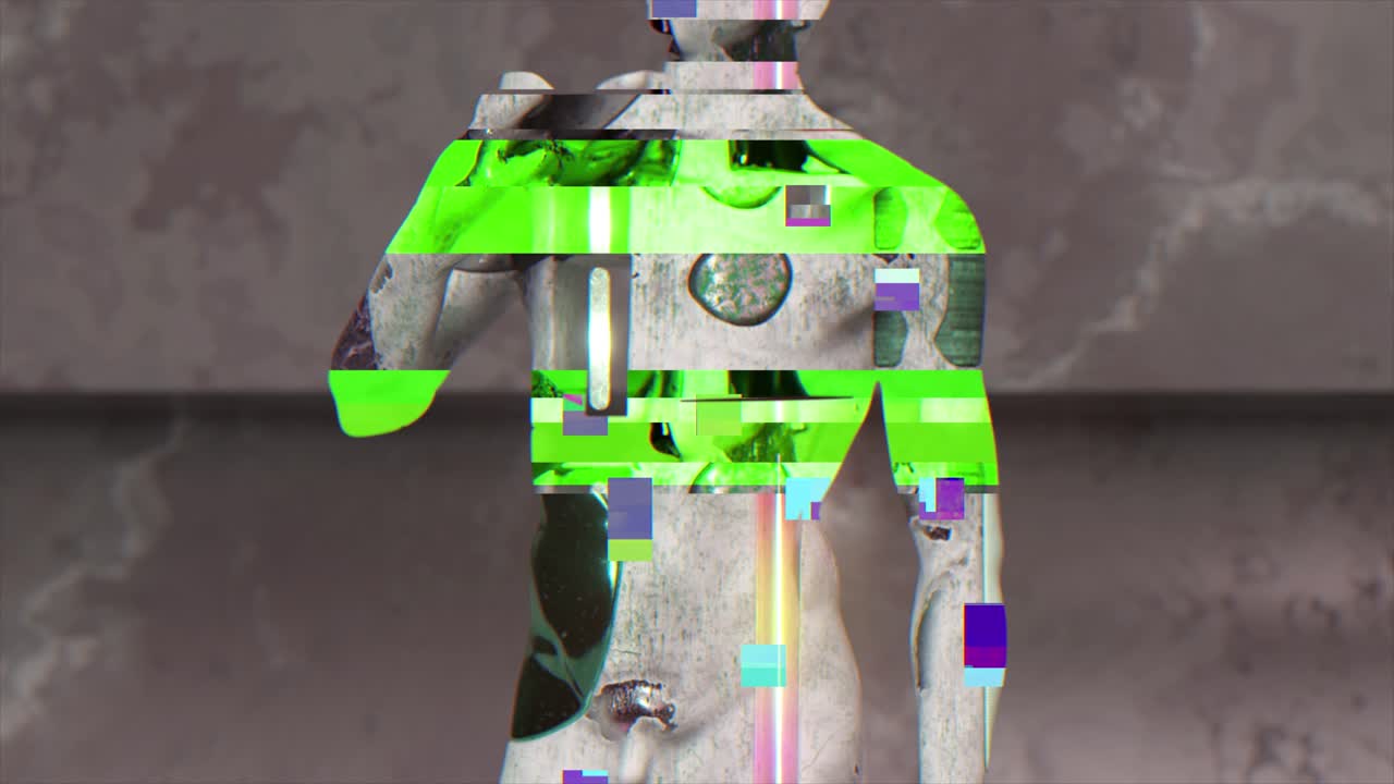 distorsione digitale delle sculture